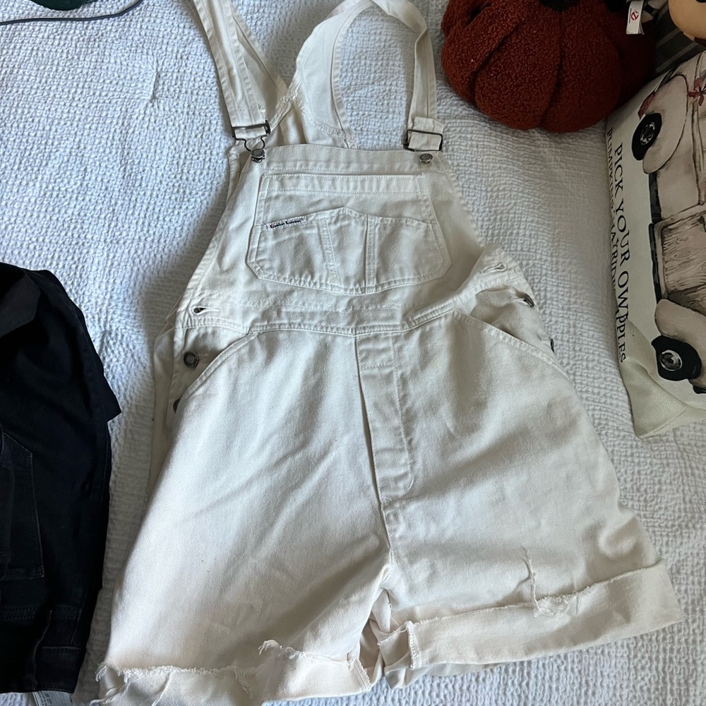 Vintage Offwhite Overall Shorts